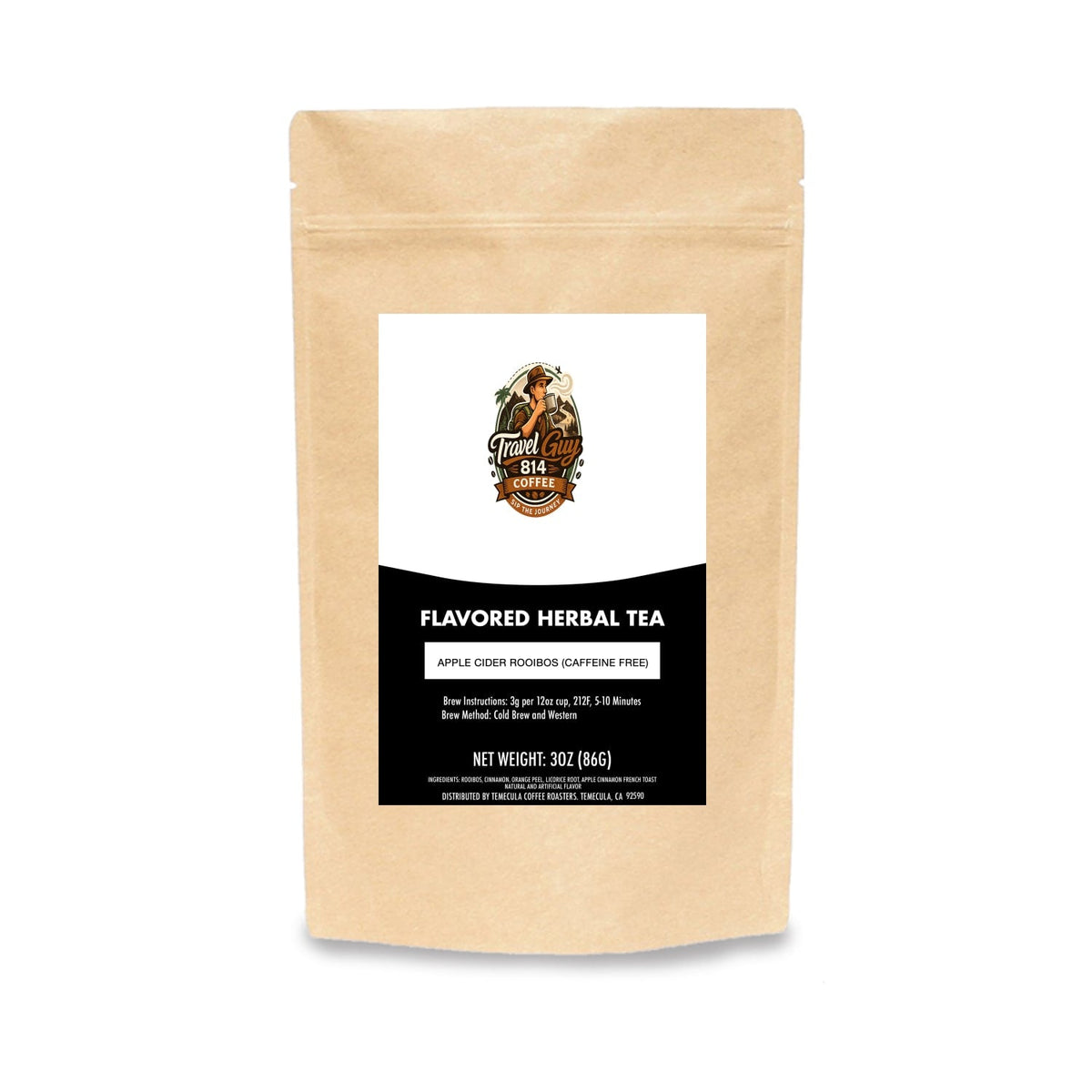 Apple Cider Rooibos caffeine-free herbal tea from Travel Guy 814