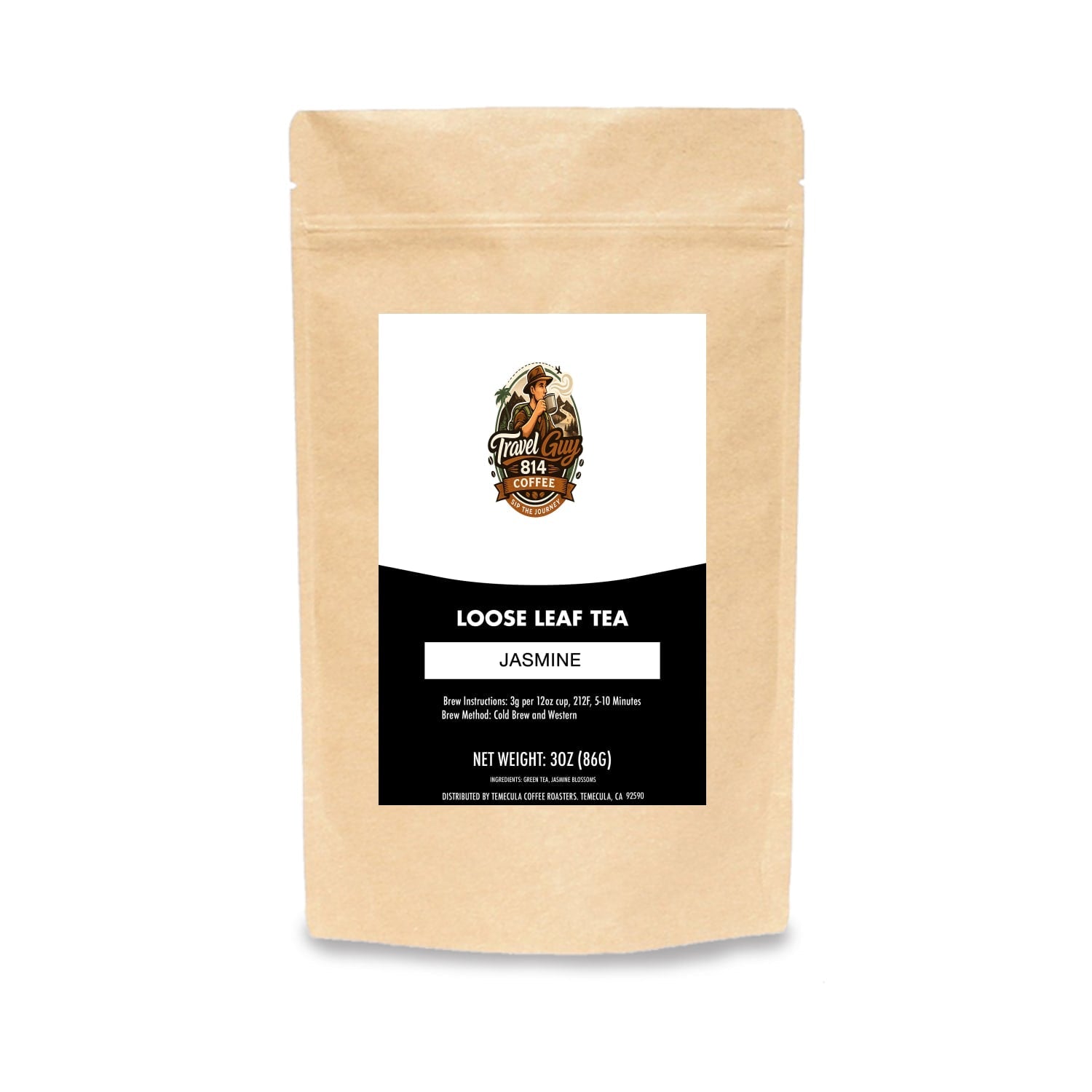 Jasmine loose leaf green tea from Travel Guy 814