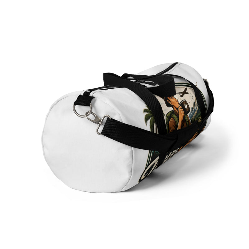 Travel Guide Duffel Bag — Vintage Explorer Coffee Camp Weekend Gym Bag