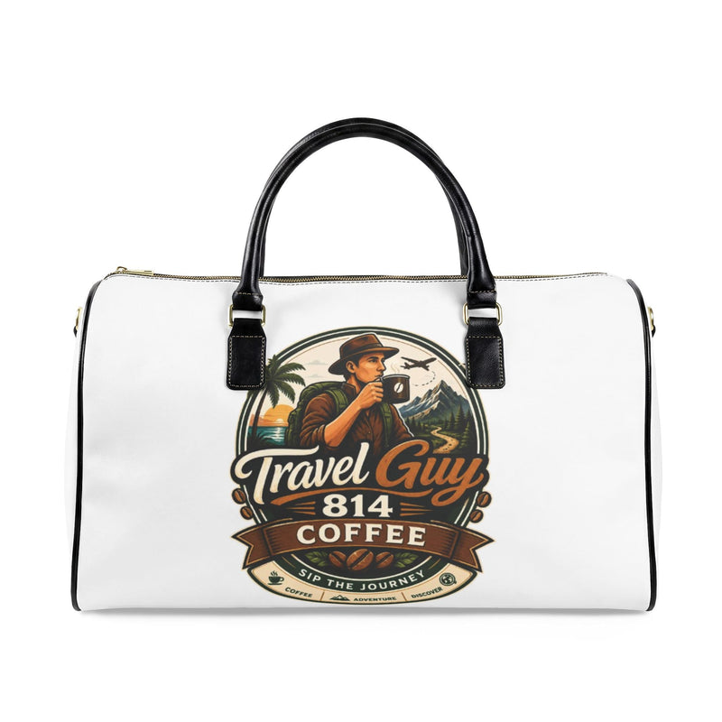 Travel Guy 814 Coffee Faux Leather Travel Bag