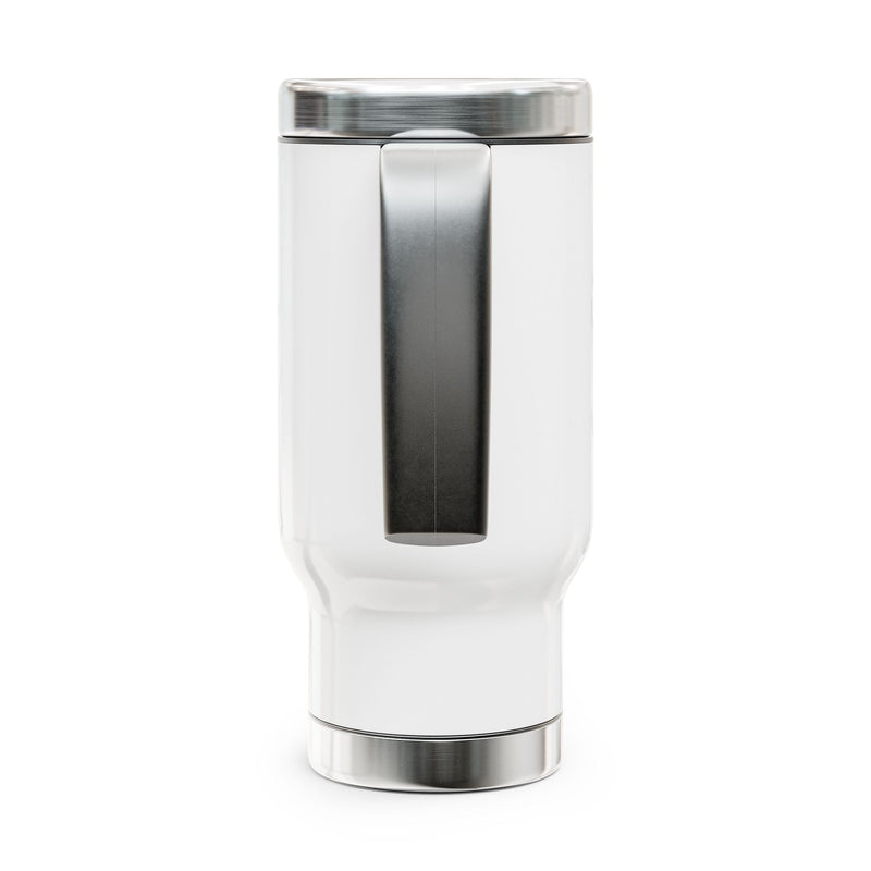 Travel Guy Coffee 14oz Stainless Steel Travel Mug with Handle