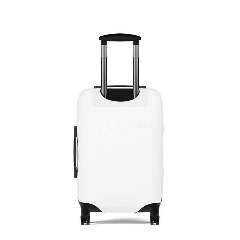 Travel Guy Coffee Luggage Cover — Vintage Adventure Coffee Lover Suitcase Protector