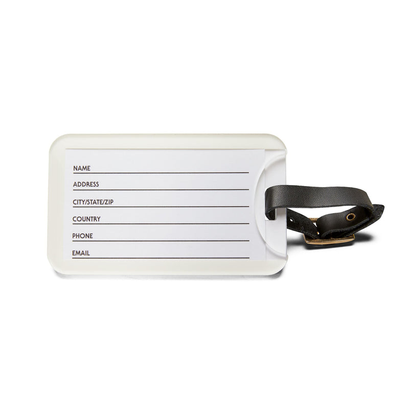 Travel Guy Coffee Luggage Tag — Vintage Explorer Design