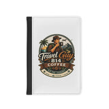 Travel Guy Coffee Passport Cover — Retro Adventure Coffee Lover Passport Holder